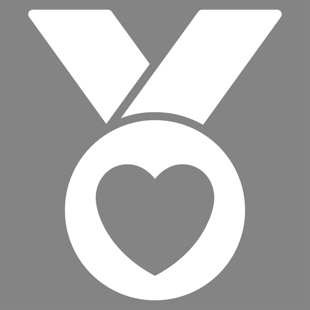Charity Medal Vector Icon - Vector, Imagen