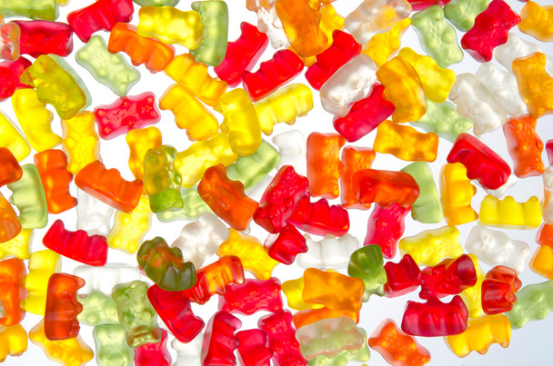 Mix of colorfull jelly teddies - Photo, Image