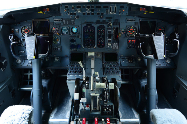 Boeing 737 cockpit - Foto, afbeelding