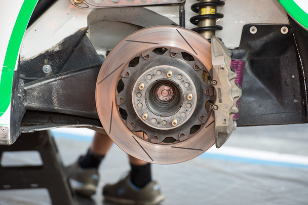 rally car brake system detail - Photo, Image