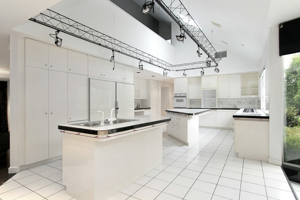 moderne weiße Küche - Foto, Bild