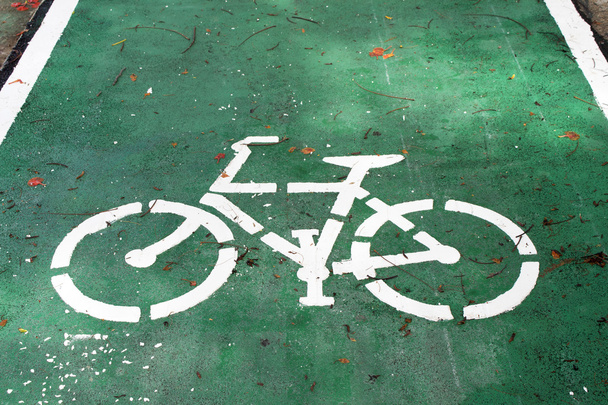 Segnaletica bicicletta su strada, pista ciclabile
 - Foto, immagini
