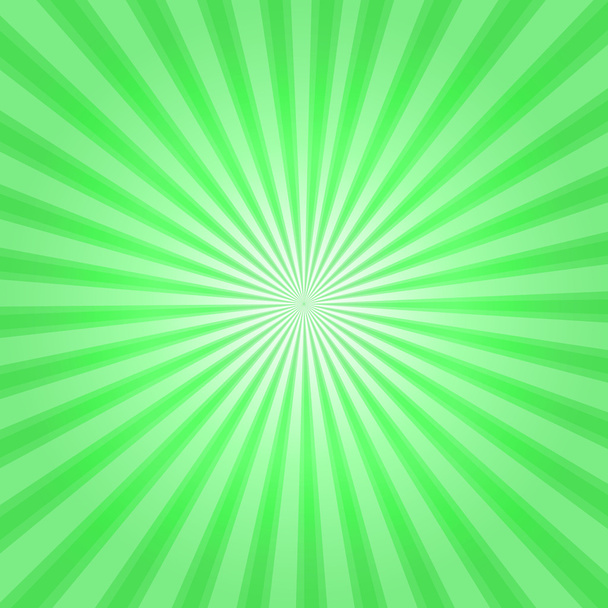 グランジ背景。緑の光線 - ベクター画像