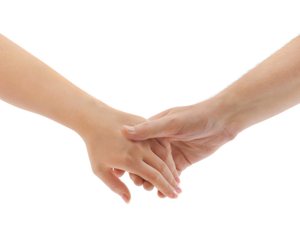 man en vrouw handen - Foto, afbeelding
