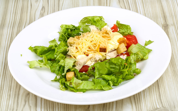 Caesar salad with chicken - Photo, Image