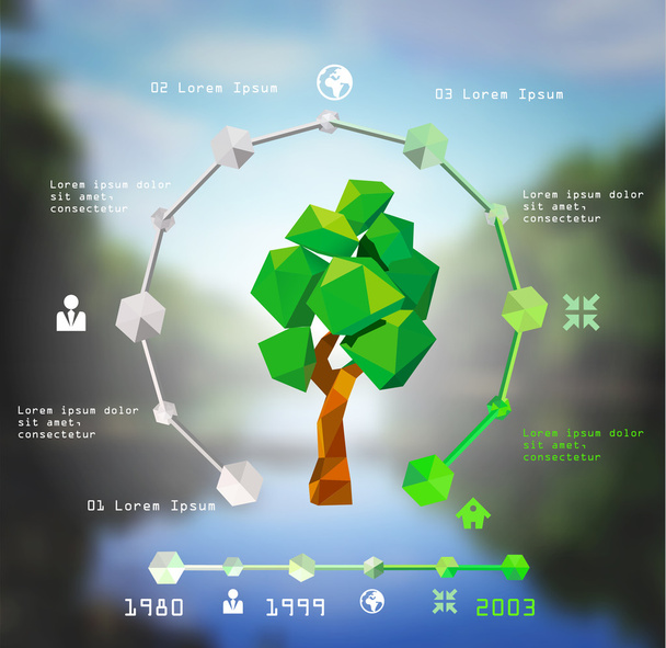 Эко, экология, природная инфографика
 - Вектор,изображение