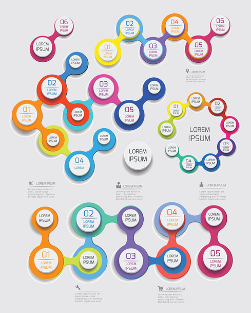 set of modern infographic elements - Vector, Image