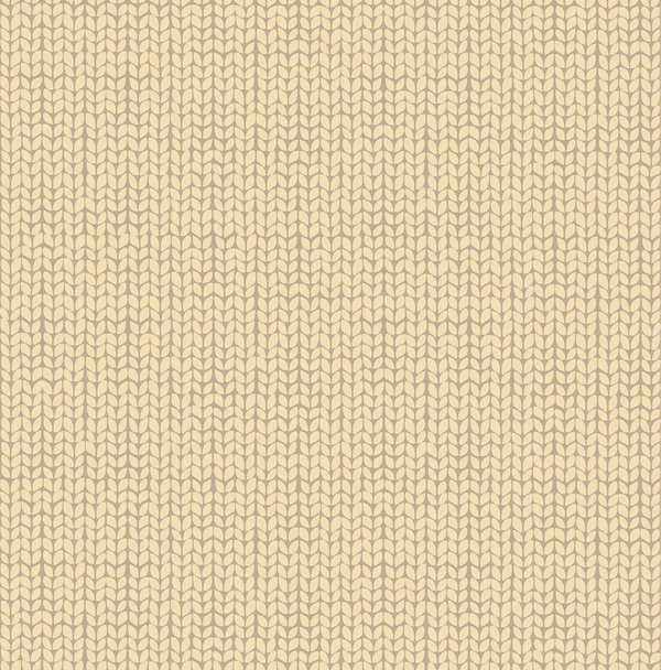 Knitted Seamless Pattern - Vector, Image