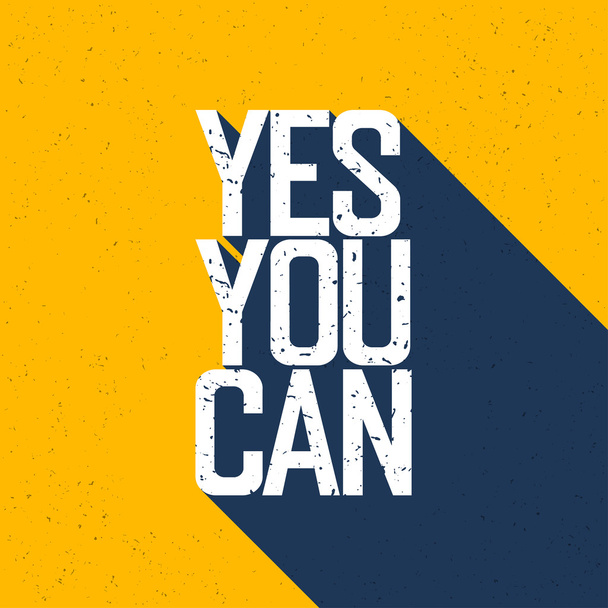 Yes You Can lettering - Vektor, obrázek