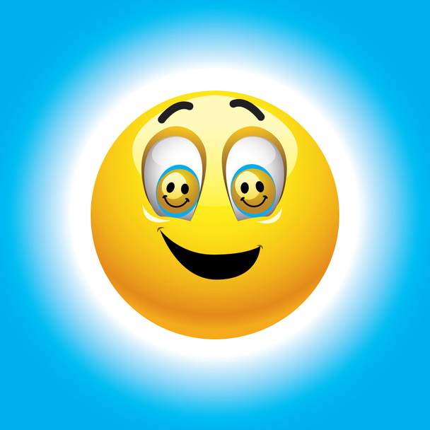 mosolygó labda - Vektor, kép