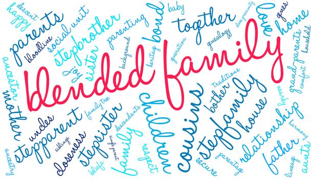 Family Word Cloud - Vector, Image