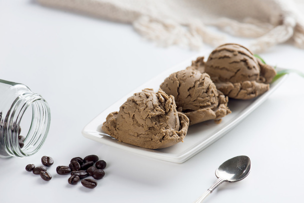 coffee ice cream - Foto, Imagem