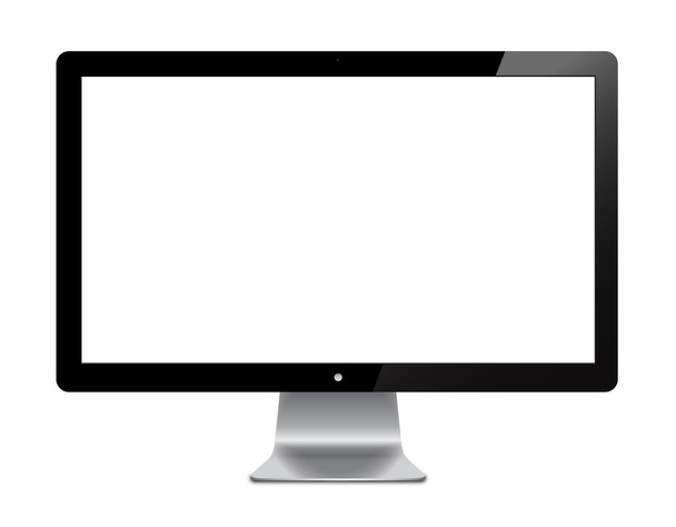 zwart scherm - Vector, afbeelding