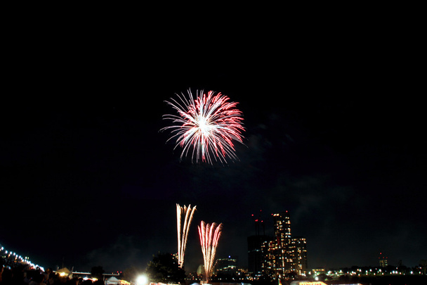 tűzijáték, Setagaya Tokyo, Japán - Fotó, kép
