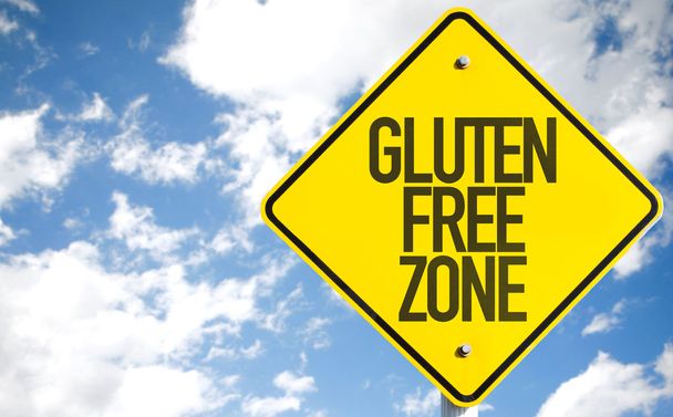 Gluten Free Zone işareti - Fotoğraf, Görsel