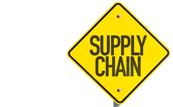 Supply Chain teken - Foto, afbeelding