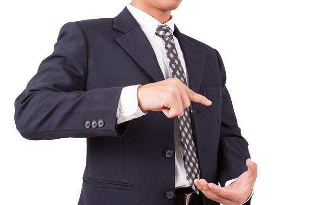 Businessman pointing finger - Photo, image
