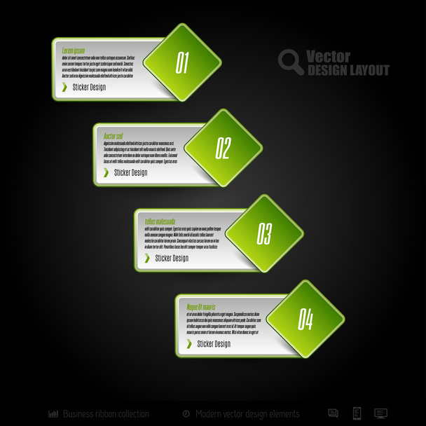 Vector Business Stickers - Vector, Imagen