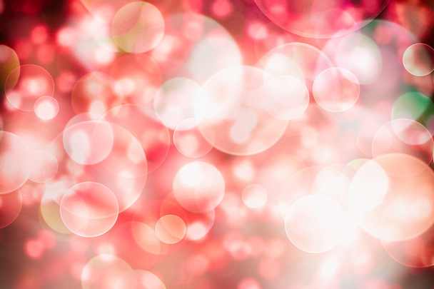 Festive Valentines elegant abstract background with bokeh lights and stars - Photo, Image
