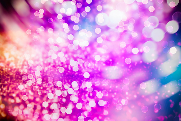 Festive Valentines elegant abstract background with bokeh lights and stars - Фото, изображение