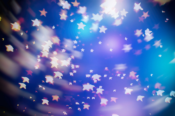Праздничные Валентина элегантный абстрактный фон с боке огни и звезды
 - Фото, изображение