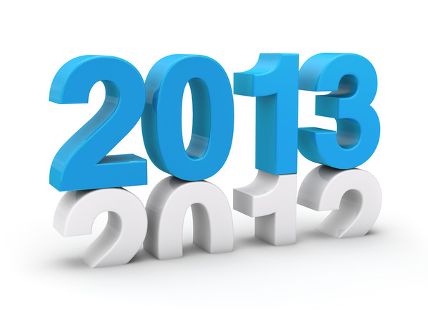 New year 2013 3d render - Photo, Image