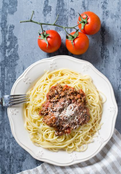 heerlijke spaghetti bolognese - Foto, afbeelding