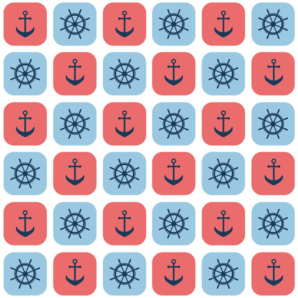 Background with helms and anchors - Vecteur, image