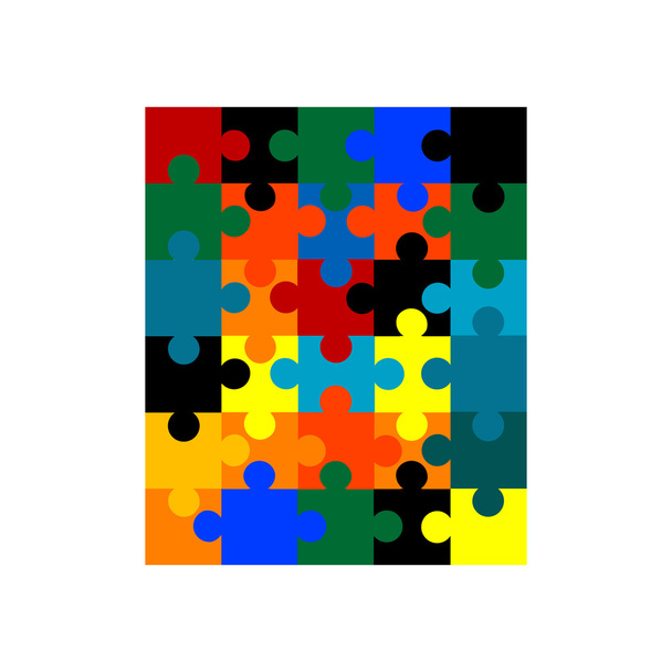 Illustration puzzle mignon
 - Photo, image