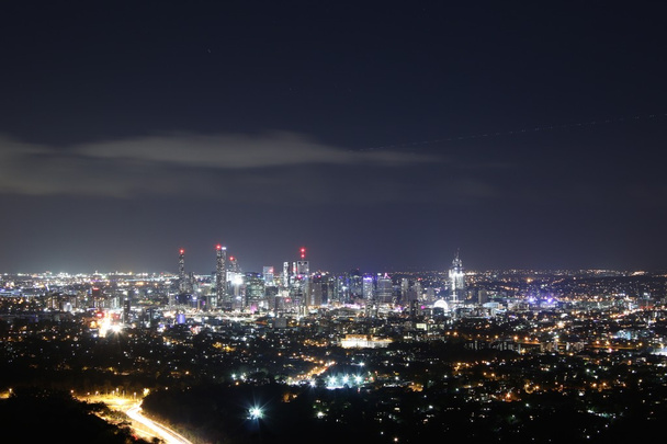 Vista nocturna en Brisbane
 - Foto, imagen