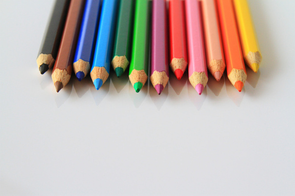 çizgi rengi kalemler - Fotoğraf, Görsel