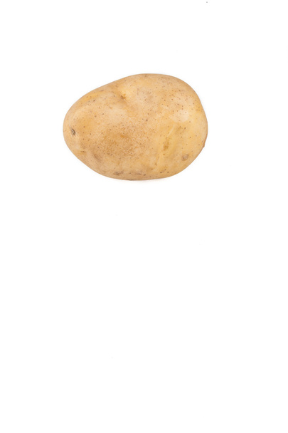Картопля на білому тлі
 - Фото, зображення
