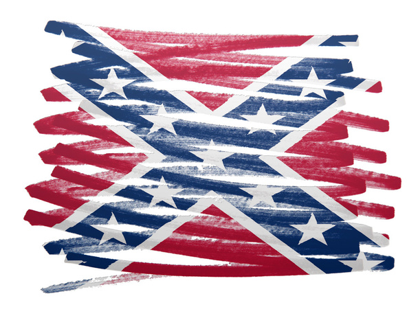 Flaga ilustracja - flaga Konfederacji - Zdjęcie, obraz