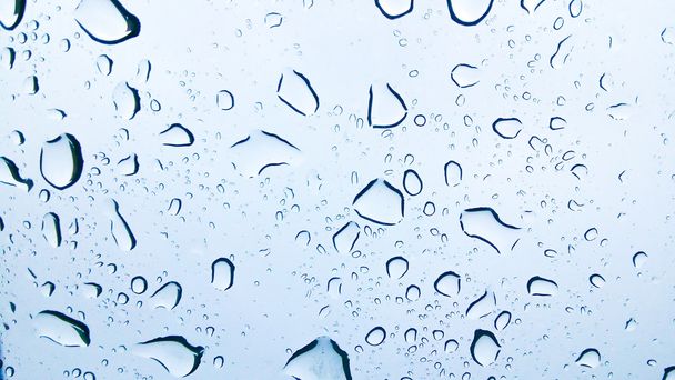 water drop on glass - Foto, afbeelding