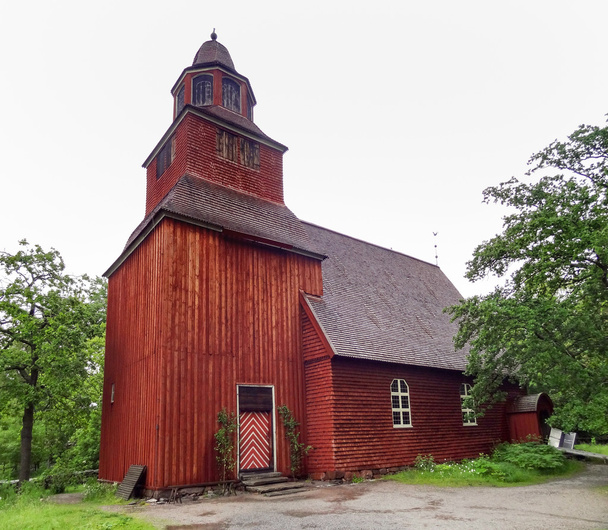 Old Seglora Church at Skansen in stockholm, sweden - Photo, Image