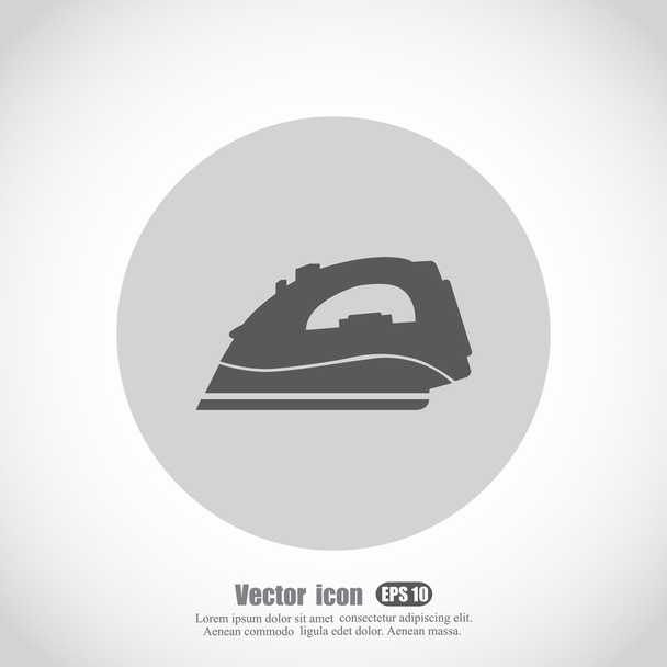 parní žehlička ikona - Vektor, obrázek
