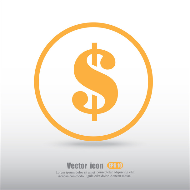 icona della valuta del dollaro
 - Vettoriali, immagini