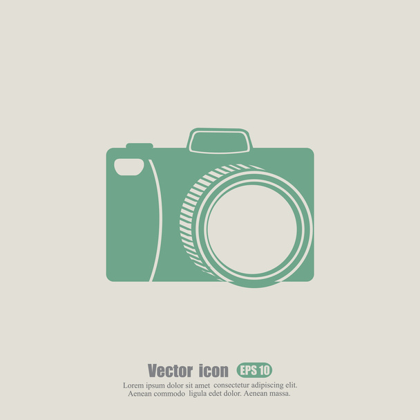digital camera icon - Vector, Image