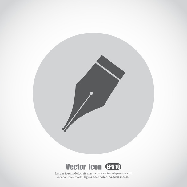 lápiz punta icono
 - Vector, Imagen