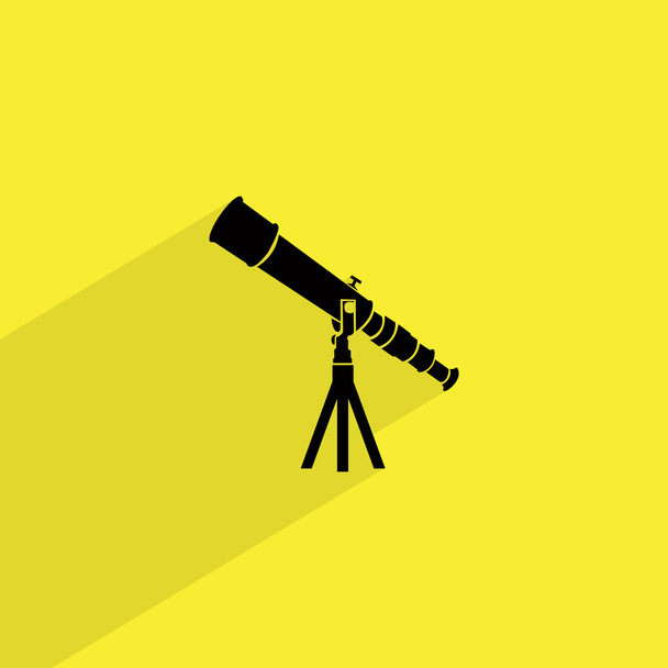 Teleskop optyczny ikona - Wektor, obraz