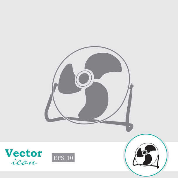 Elektroventilator-Symbol - Vektor, Bild