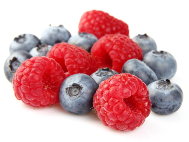 Blueberry with raspberry - Photo, image