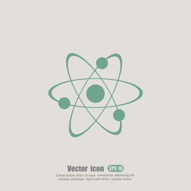 molekulák ábra ikon - Vektor, kép
