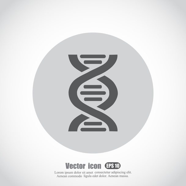 DNA pramenů ikona - Vektor, obrázek