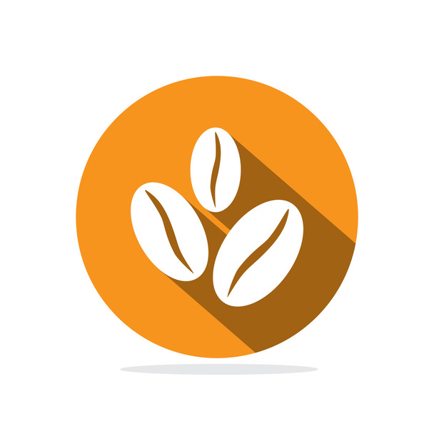 ikona kávových zrn - Vektor, obrázek