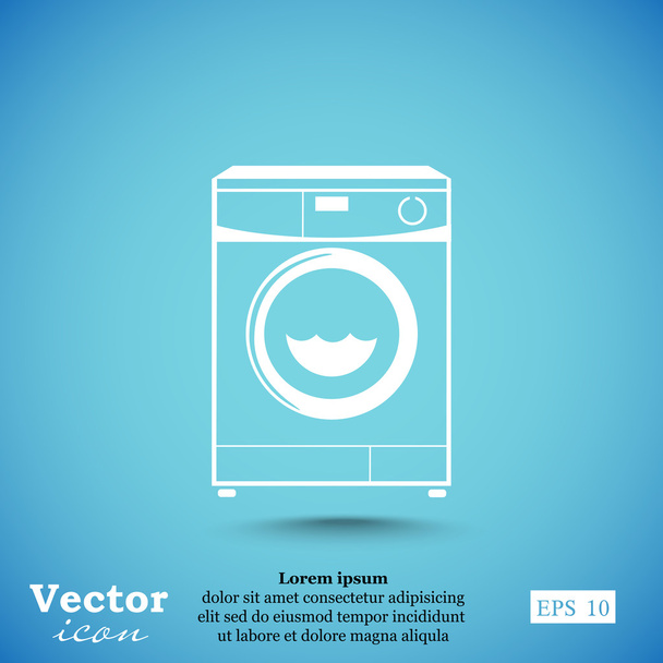 значок стиральной машины - Вектор,изображение