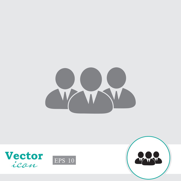 Ikona podnikatelů - Vektor, obrázek