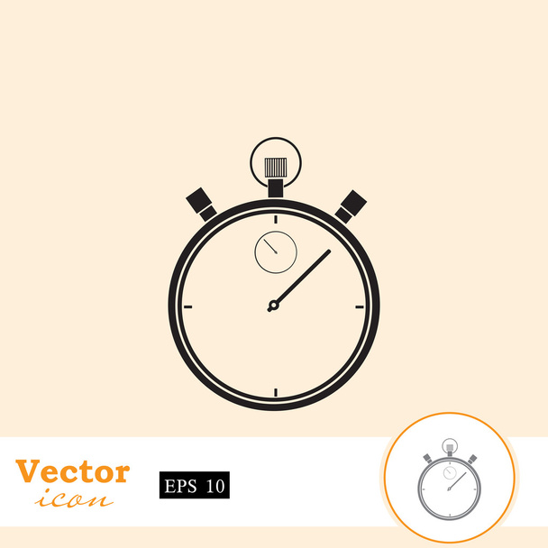 icône de chronomètre classique - Vecteur, image
