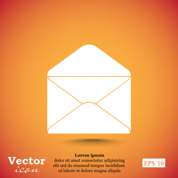 opened envelope icon - Vector, Image