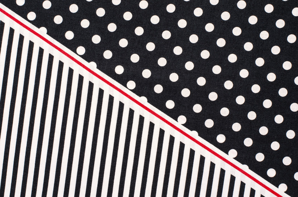 Polka dots and stripes pattern. - Fotografie, Obrázek